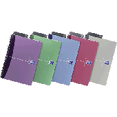 Oxford Office Spiralbuch/353002402 A5 sortiert kariert 5 mm 90g/qm Inh.90 Blatt