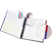 Oxford European Book/353002500 DIN A5+ sortiert kariert 90 g/qm Inh.100 Blatt