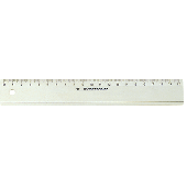 Rumold Schul-und Industrielineale/FL420-30 30 cm transparent Kunststoff