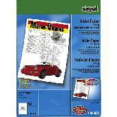 Sigel InkJet-Papier spezialbeschichtet/IP182 A4 hochweiß 120 g/qm Inh.50