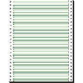 Sigel Computerpapier endlos/12247 A4 grüne Lesestreifen, 60/0/0 g/qm Inh.2000