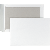 Mailmedia Papprückwandtaschen B4, HK/P40260 weiß 120 g/qm Inh.100