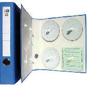 RNK Tachofile - Ordner/3106 DIN A4 blau für 1.200 Scheiben
