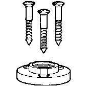 Novus Aufschraubplatte/7951502000 lichtgrau