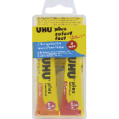 UHU Zwei-Komponentenkleber plus sofortfest/45705 Inh.35 g