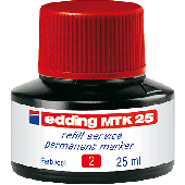 Edding Tusche/4-MTK25002 rot Inhalt 25 ml Inh.1