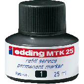 Edding Tusche/4-MTK25001 schwarz Inhalt 25 ml Inh.1