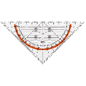 Rotring Geometrie-Dreiecke/S0237630 16cm ohne Griff