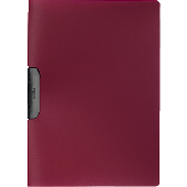 Durable Klemmmappe/2295-31 dunkelrot