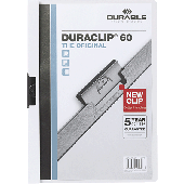 Durable Klemmmappe/2209-02 DIN A4 weiß