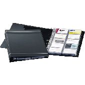 DURABLE Visitenkartenringbuch VISIFIX/2388-58 DIN A4 anthrazit