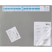 DURABLE Schreibunterlage mit Vollsichtplatte/7204-10 52x65cm grau