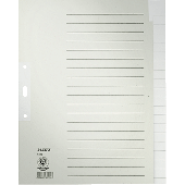 Leitz Papierregister Blanko/1220-85 240x300 mm grau A4 Maxi 100g/qm Inh.20 Blatt