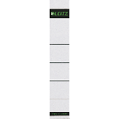 Leitz Einsteckrückenschilder/1608-00-85 schmal grau Karton 160 g/qm Inh.10