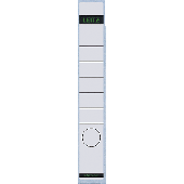 Leitz Rückenschilder schmal/lang/1648-00-01 39x285mm weiß Inh.10