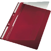 Leitz Plastic-Einhängehefter 4190/4190-00-25 252x315mm rot Inh.1