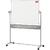 Nobo Wende-Weisswandtafel/1901033 120x90cm weiss / Stativ grau Stahl