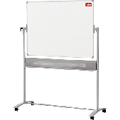 Nobo Wende-Weisswandtafeln/1901035 150x120cm weiss / Stativ grau Stahl