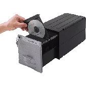 Exponent CD/DVD Box Media Solution 160/34600 silber/schwarz Kunststoff