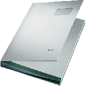 Leitz Unterschriftsmappen/5700-00-85 240x340mm für:A4 grau