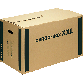 Smartboxpro Cargobox mit Grifflöcher/118251122 750x420x440mm braun 760x430x460mm
