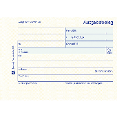 Zweckform Ausgabebeleg/303 DIN A6 quer gelb Inh.50 Blatt