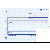 Zweckform Quittungen mit MwSt-Nachweis/306 DIN A6 quer weiß/weiß Inh.2x50 Blatt