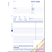 Avery Zweckform Lieferscheine/Empfangsscheine/721 DIN A5 hoch weiß/gelb/rosa Bl Inh.3x50 Blatt