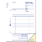 Zweckform Rechnung SD/1732 A6 hoch ws/gelb selbstdurchschreibend Inh.2x40 Blatt