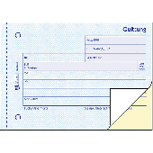 Zweckform Quittungen mit MwSt-Nachweis/1735 A6 quer Inh.2x40 Blatt
