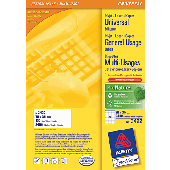 Avery Zweckform Inkjet + Laser + Kopier-Etiketten/3422 70x35 mm weiß Inh.2400
