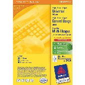 Avery Zweckform Inkjet + Laser + Kopier-Etiketten/3424 105x48 mm weiß Inh.1200