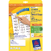 Avery Zweckform InkJet + Laser + Kopier-Etiketten/4781 97x42,3 mm weiß Namens-Etiketten Inh.300