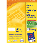 Avery Zweckform InkJet + Laser + Kopier-Etiketten/3668 52,5x21,2 mm weiß Inh.5600