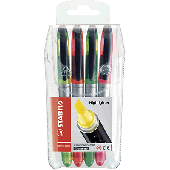 Stabilo Navigator Textmarker/545/4 sortiert Inh.4