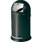 Hailo Tret-Abfallsammler KickMaxx 35/0835-569 H700xØ350 mm schwarz Inh.35 l