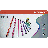 Stabilo Pen 68, Fasermaler/6830-6 1 mm sortiert Inh.30