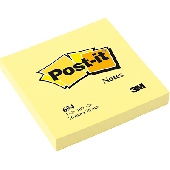 3M Post-it Notes /654 76x76 mm gelb Inh.100 Blatt