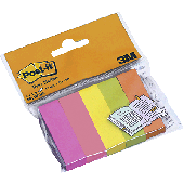 3M Post-it Page Markers /670-5 75x50 mm neon sortiert Inh.5x 100