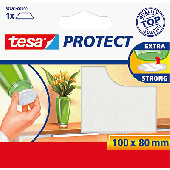 Tesa Filzgleiter, rechteckig, weiß/57891-00000-00 100 x 80 mm