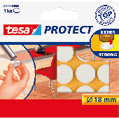 Tesa Filzgleiter, rund, weiß, Ø18mm/57892-00000-00 18 mm Inh.16