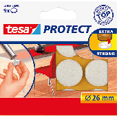 Tesa Filzgleiter, rund, weiß, Ø26mm/57894-00000-00 26 mm Inh.9