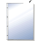 Hetzel Prospekthüllen/22495190 A4 glasklar PP 110my Inh.10