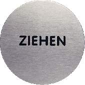 Durable Picto Ziehen/4901-61 Ø65mm deutsch neutral