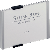 DurableTürschild 148,5x105mm/4801-23 149x105,5mm silber