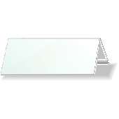 Durable Tischnamensschilder/8052-19 61/122 x 210 mm farblos Inh.25