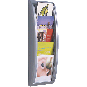 Paperflow Wandhalter/4063-35 H65xB22,7xT9,5cm aluminium 5 x A5-Fächer