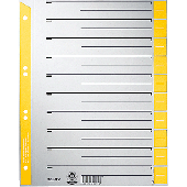Leitz Trennblätter 1652/1652-00-15 gelb 230g/qm Inh.100