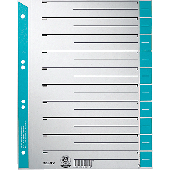 Leitz Trennblätter 1652/1652-00-30 hellblau 230g/qm Inh.100