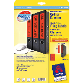 Avery Zweckform Ordnerrücken-Etiketten schmal/L4762-20 rot Inh.140